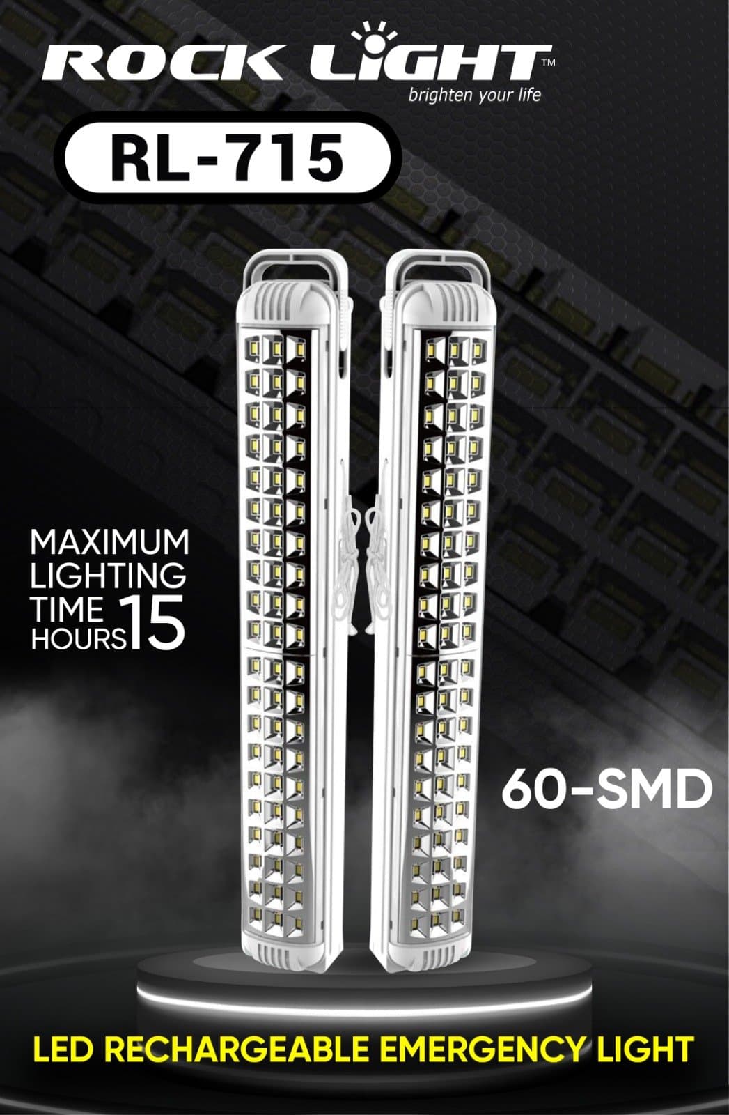 RL 715 Emergency light bright LED illumination for home use