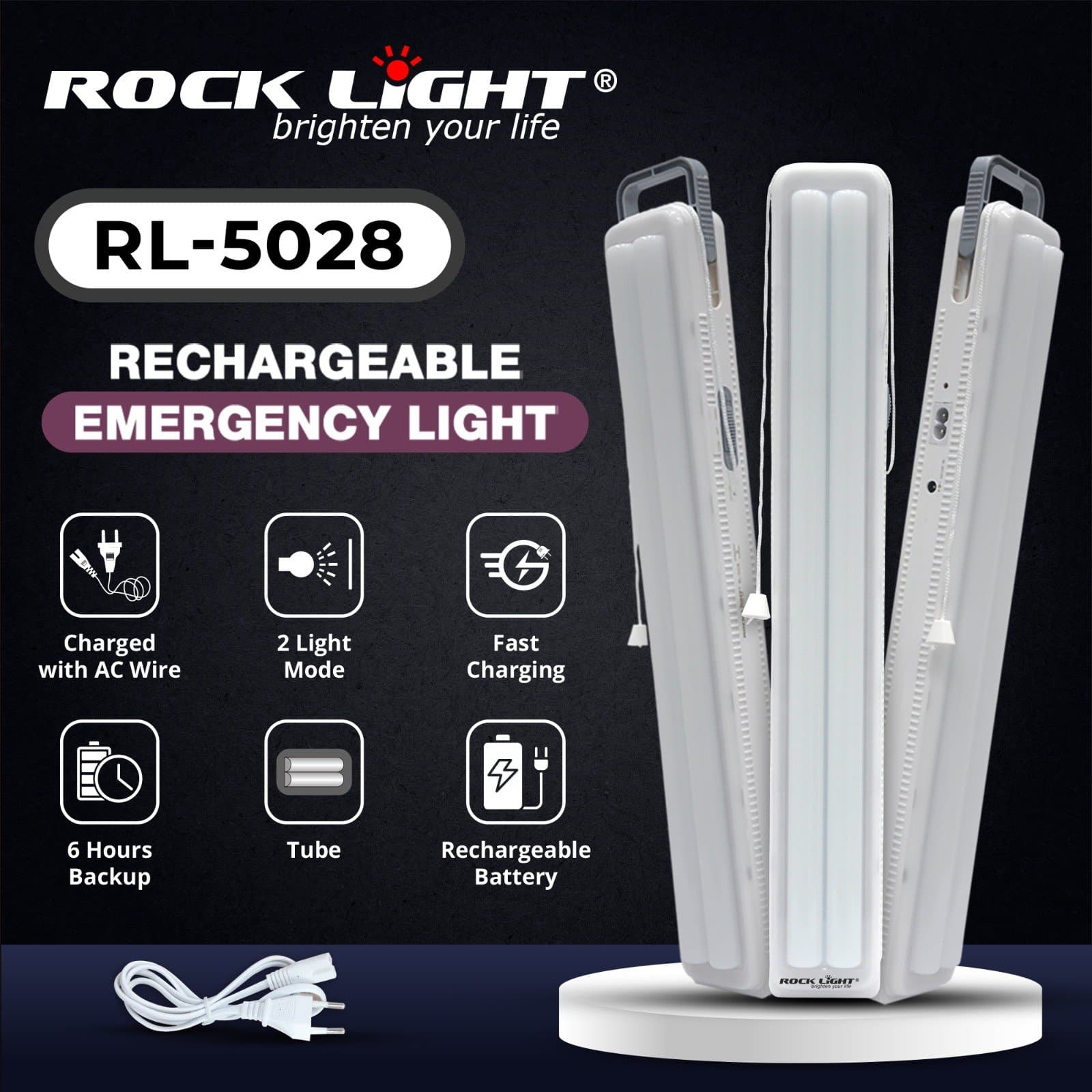 RL 5028 Emergency light durable build for long-term performance